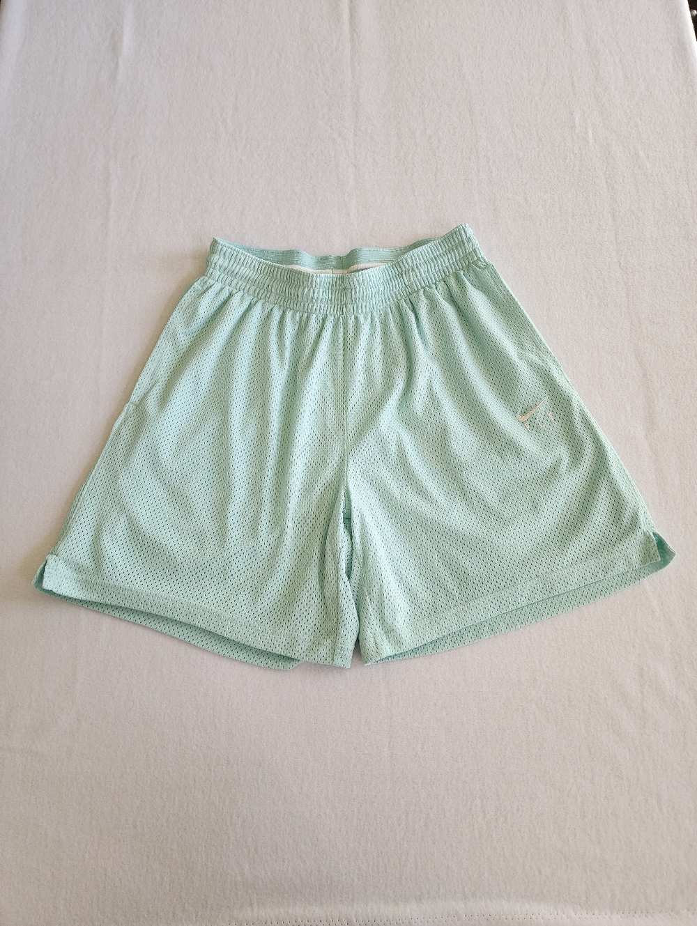 Nike Fly Mesh Basketball Shorts Mint Green Women’s Large Athletic Gym